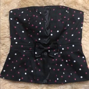 White House Black Market strapless top